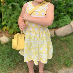Tommy Hilfiger 3T yellow polka dot dress